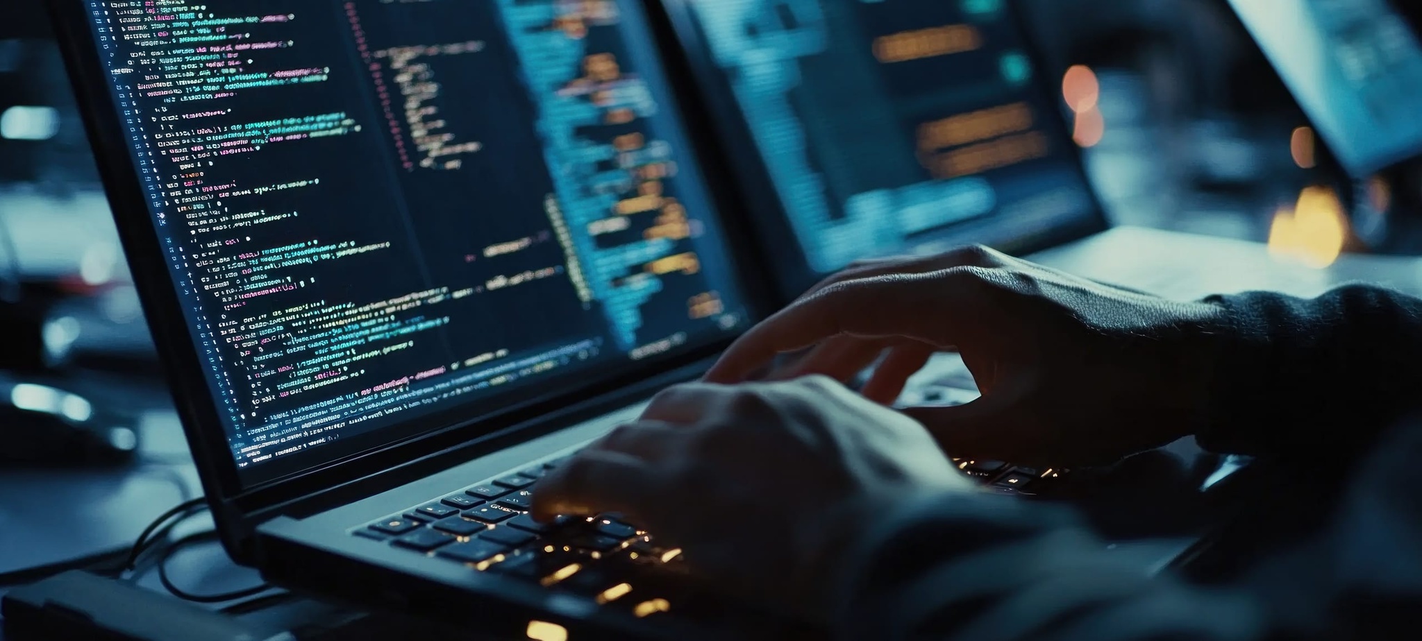Source code displayed on a dark screen